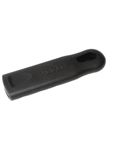 Poignée en silicone Vogue moyenne - noir