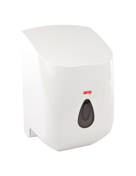 Distributeur Jantex blanc à alimentation centrale - Compact et hygiénique