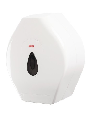 Distributeur Jumbo Jantex - Blanc, robuste 325x280x145 mm