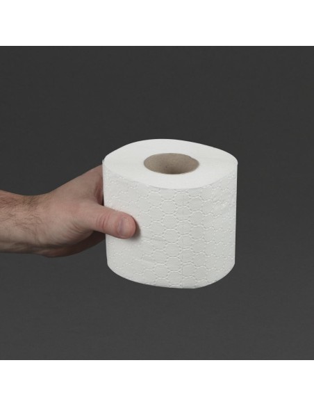 Rouleaux papier toilette Jantex Premium 3 plis - Lot de 40