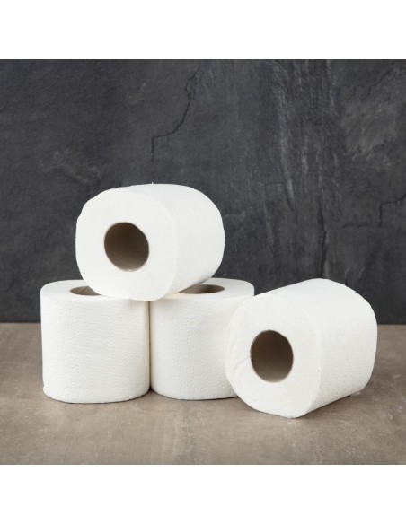 Rouleaux papier toilette Jantex Premium 3 plis - Lot de 40