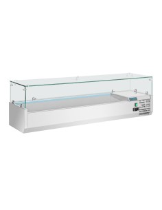 Saladette réfrigérée Polar Série G 5x GN 1/3 + 1x GN 1/2