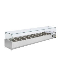 Saladette réfrigérée 9 bacs GN 1/3 Polar Série G - 230W