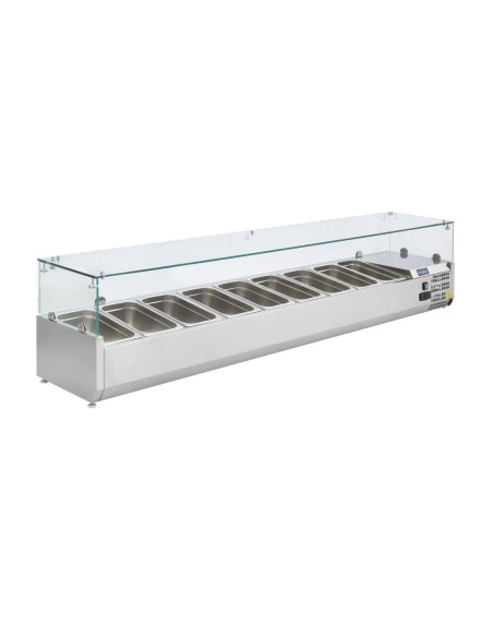 Saladette réfrigérée 9 bacs GN 1/3 Polar Série G - 230W