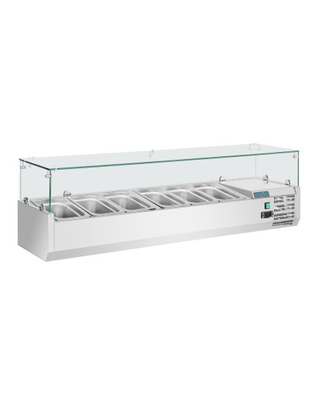 Saladette réfrigérée Polar Série G 5x GN 1/3 + 1x GN 1/2