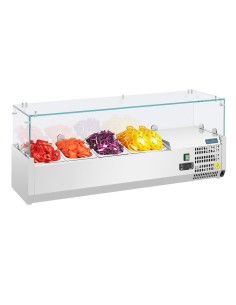 Saladette réfrigérée Polar Série G 3x GN 1/3 + 1x GN 1/2 2