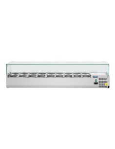 Saladette réfrigérée 9 bacs GN 1/3 Polar Série G - 230W 2