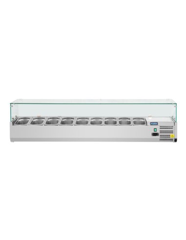 Saladette réfrigérée 9 bacs GN 1/3 Polar Série G - 230W