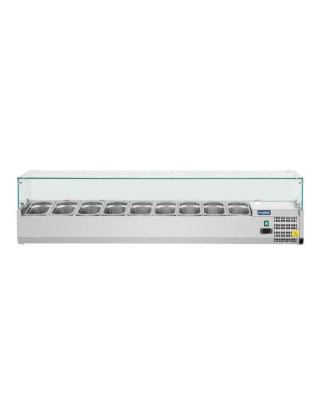Saladette réfrigérée 9 bacs GN 1/3 Polar Série G - 230W