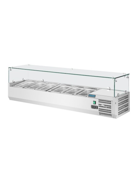 Saladette réfrigérée Polar Série G 5x GN 1/3 + 1x GN 1/2