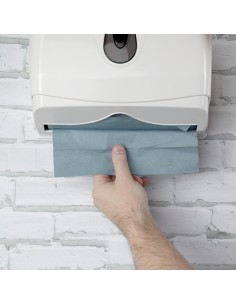 Distributeur d'essuie-mains Jantex blanc - 265x290x145 mm 2
