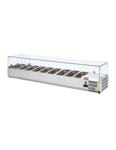 Saladette réfrigérée 9 bacs GN 1/3 Polar Série G - 230W