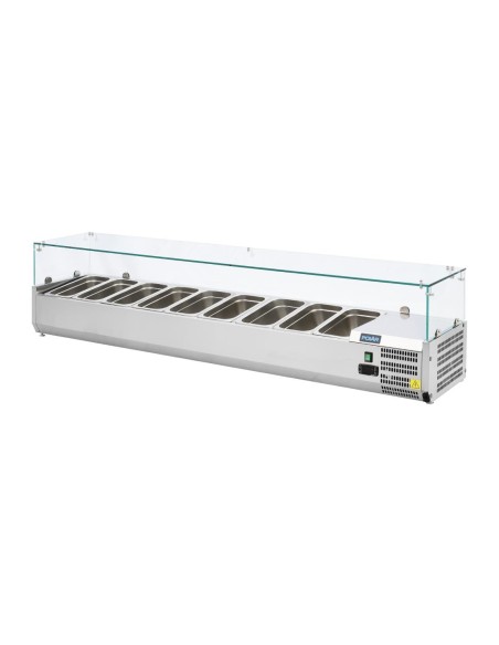 Saladette réfrigérée 9 bacs GN 1/3 Polar Série G - 230W