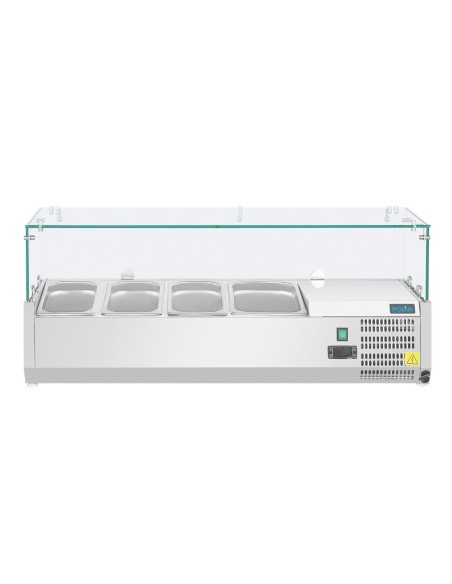 Saladette réfrigérée Polar Série G 3x GN 1/3 + 1x GN 1/2