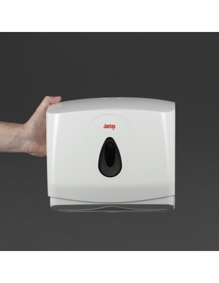 Distributeur d'essuie-mains Jantex blanc - 265x290x145 mm