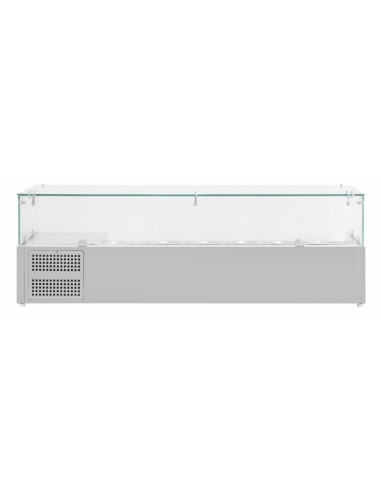 Saladette réfrigérée Polar Série G 5x GN 1/3 + 1x GN 1/2