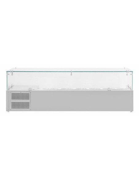 Saladette réfrigérée Polar Série G 5x GN 1/3 + 1x GN 1/2