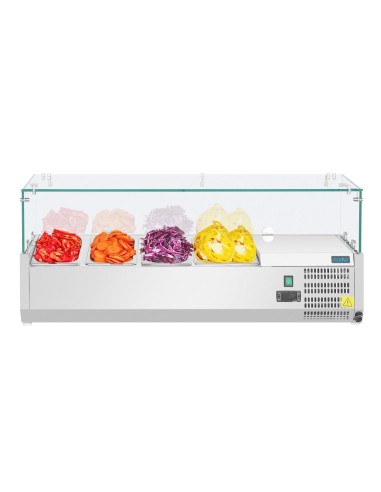 Saladette réfrigérée Polar Série G 3x GN 1/3 + 1x GN 1/2