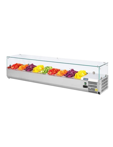 Saladette réfrigérée 9 bacs GN 1/3 Polar Série G - 230W