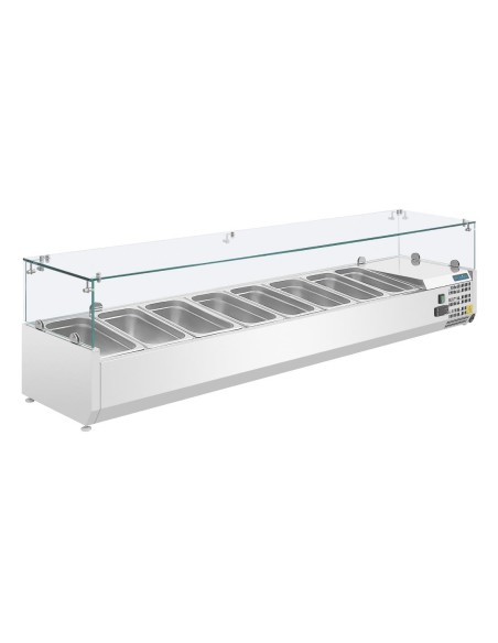 Saladette réfrigérée 8 bacs GN 1/3 Polar Série G