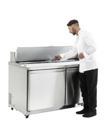 Comptoir de préparation 527L Polar Série U - 2 portes
