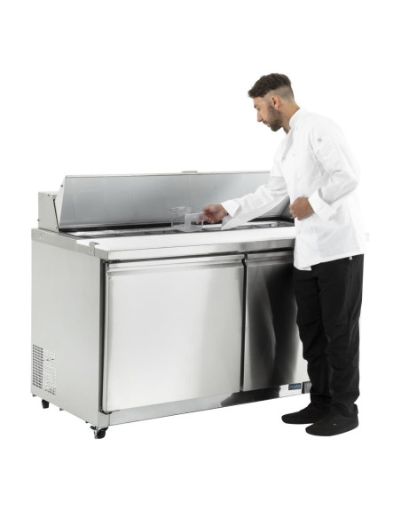 Comptoir de préparation 527L Polar Série U - 2 portes