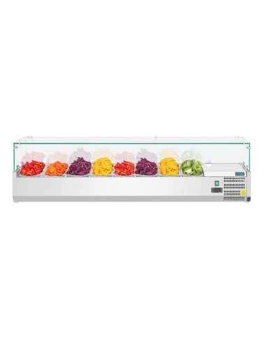 Saladette réfrigérée 8 bacs GN 1/3 Polar Série G