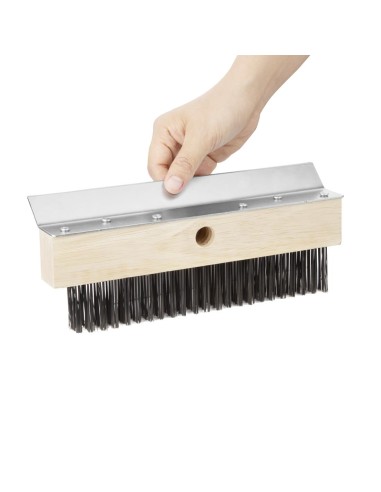 Brosse grattoir four à pizza Vogue - 255mm