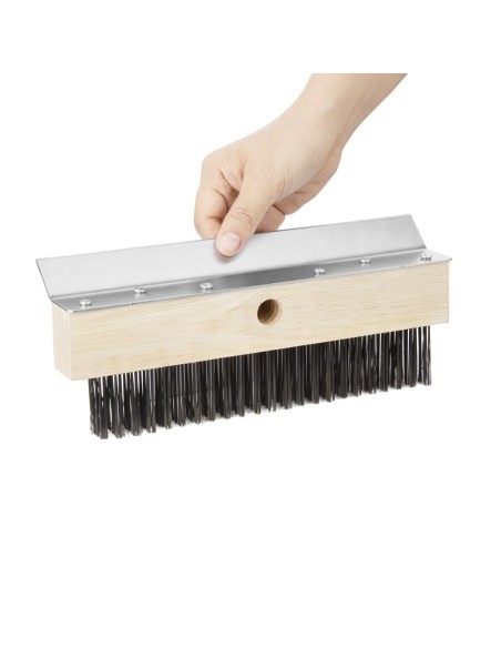 Brosse grattoir four à pizza Vogue - 255mm