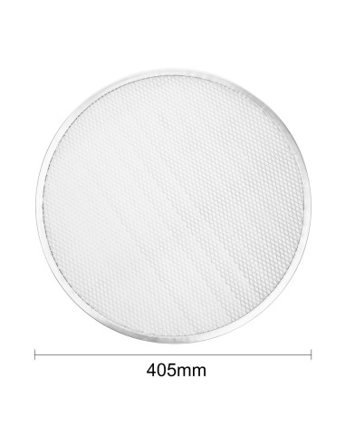 Grille à pizza Vogue 40,5 cm en aluminium - cuisson uniforme