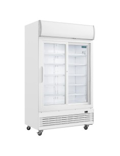Armoire réfrigérée 2 portes Polar Série G 950L - Blanc