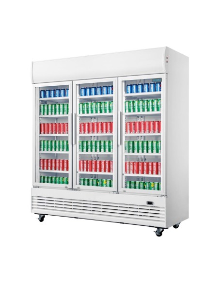 Vitrine réfrigérée 3 portes Polar Série G 1300 L