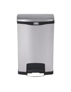 Poubelle à pédale inox Slim Jim 50L - Design compact