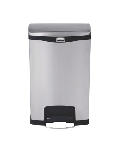 Poubelle à pédale inox Slim Jim 50L - Design compact