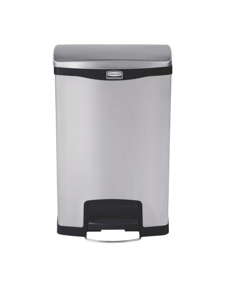 Poubelle à pédale inox Slim Jim 50L - Design compact