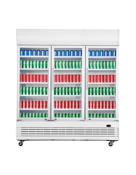 Vitrine réfrigérée 3 portes Polar Série G 1300 L