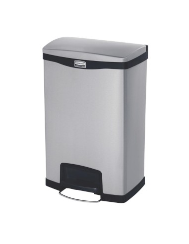 Poubelle à pédale inox Slim Jim 50L - Design compact
