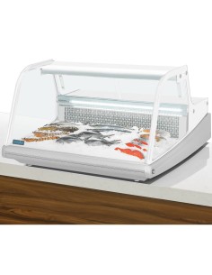 Vitrine réfrigérée Polar Série G 175L - comptoir poisson 2