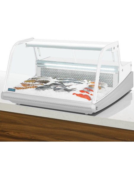 Vitrine réfrigérée Polar Série G 175L - comptoir poisson