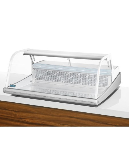 Vitrine réfrigérée Polar Série G 255L - comptoir poisson