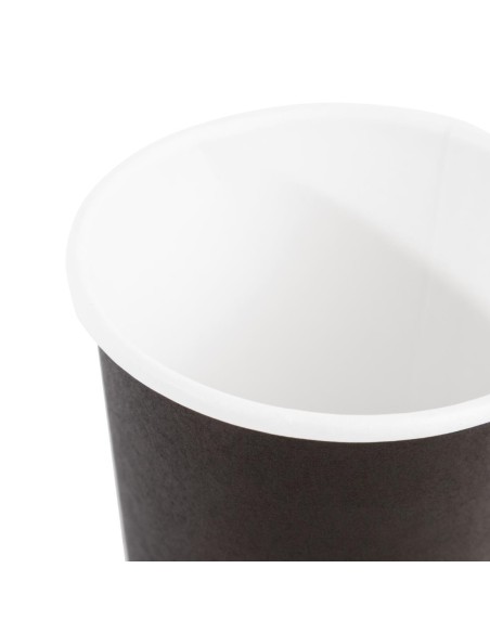 Gobelets espresso noirs 120ml - Fiesta Recyclable (lot de 50)