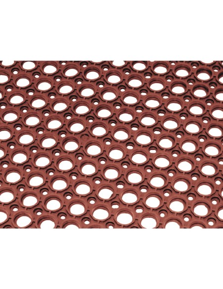 Tapis antidérapant Jantex rouge 1500x900 mm - confort