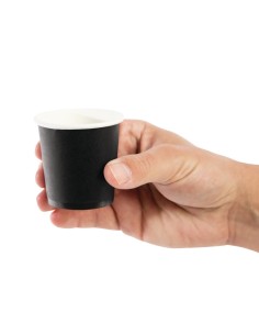 Gobelets jetables espresso noir 120 ml - Fiesta Recyclable 2