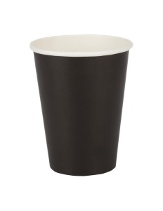 Gobelets chauds noirs 340 ml Fiesta Recyclable - lot de 50