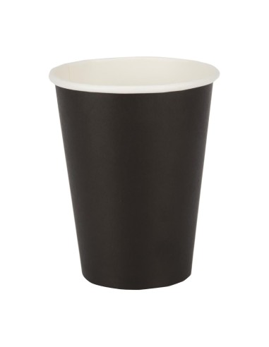 Gobelets chauds noirs 340 ml Fiesta Recyclable - lot de 50