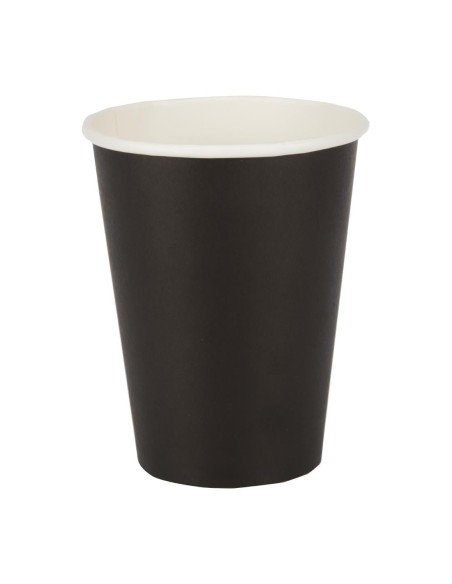 Gobelets chauds noirs 340 ml Fiesta Recyclable - lot de 50