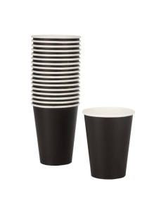 Gobelets chauds noirs 340 ml Fiesta Recyclable - lot de 50 2