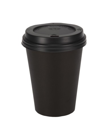 Gobelets boissons chaudes noir 340ml - lot 1000 Fiesta Recyclable