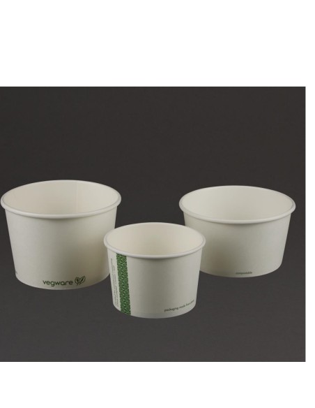 Bols compostables Vegware 455 ml - lot 500