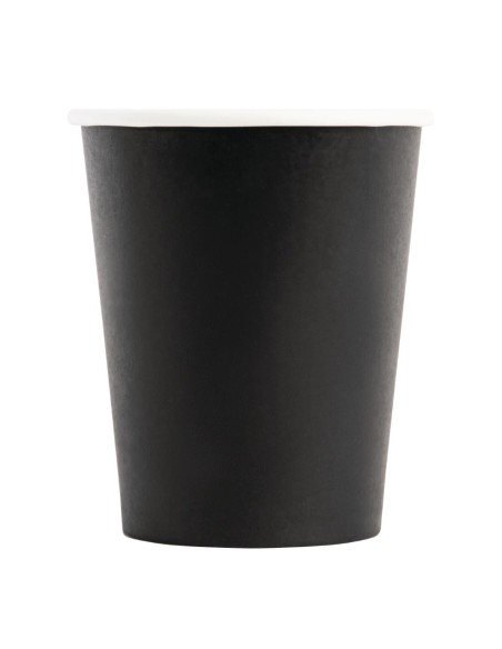 Gobelets chauds Fiesta Recyclable 230 ml noir - lot de 50